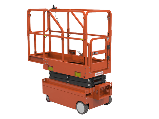 All Electric Stock Picker Vertical Mast Lifts For  Indoor Aerial Work