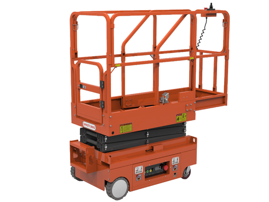 All Electric Stock Picker Vertical Mast Lifts For  Indoor Aerial Work