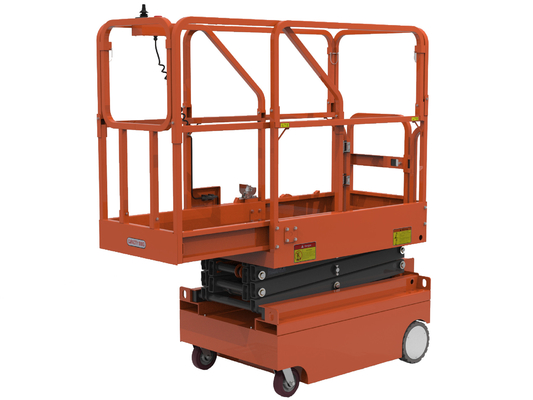All Electric Stock Picker Vertical Mast Lifts For  Indoor Aerial Work