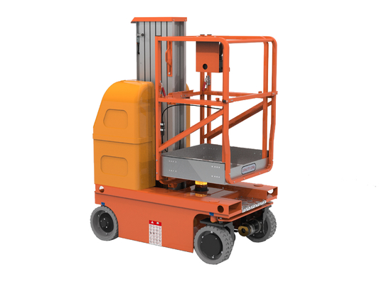 high Efficiency All Electric Vertical Mast Lifts Streamlined Maintenance