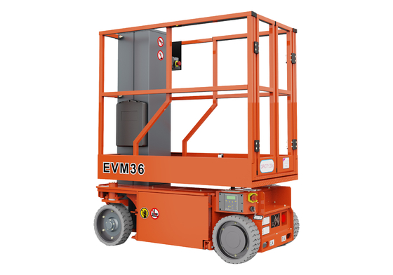 Electric Compact Vertical Mast Lifts Light Structure With A Compact Design