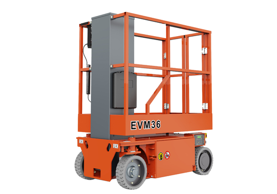 Electric Compact Vertical Mast Lifts Light Structure With A Compact Design