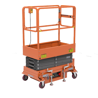 Indoor Push Around Hydraulic Mini Scissor Lift Compact Design