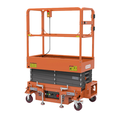 Indoor Push Around Hydraulic Mini Scissor Lift Compact Design