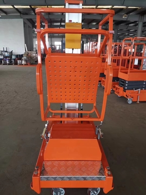 Push Around Aluminium  Vertical Mast Lifts Strong Structure Smooth Lifting