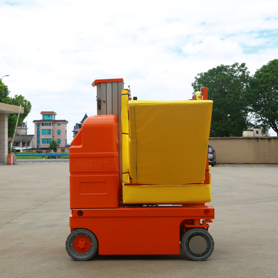 Self Propelled Electric Tiltable Vertical Mast Lifts  For Factory Workshops