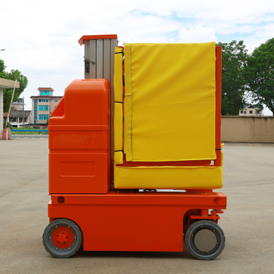 Self Propelled Electric Tiltable Vertical Mast Lifts  For Factory Workshops
