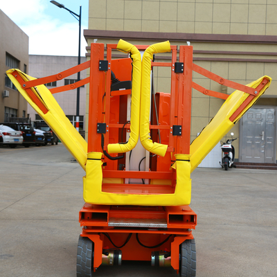 Self Propelled Electric Tiltable Vertical Mast Lifts  For Factory Workshops