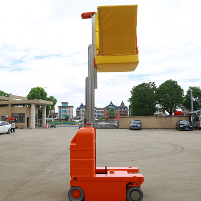 Self Propelled Electric Tiltable Vertical Mast Lifts  For Factory Workshops