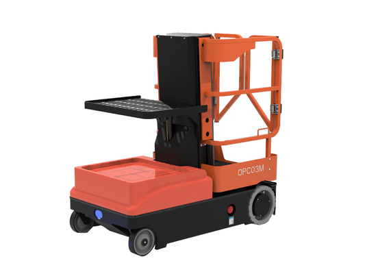 All-Electric Stock Picker Vertical Mast Lifts Light Structure Compact Design